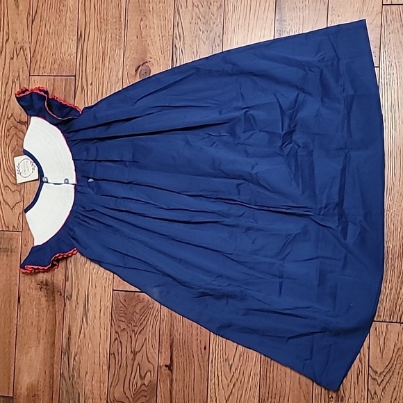 Pleats & Stitches Apple Pleated Dress - 4t - Picture 4 of 7